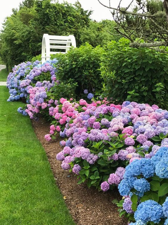 30 Great Inspirations Using Flowers To Spice Up Your Landscaping - 239
